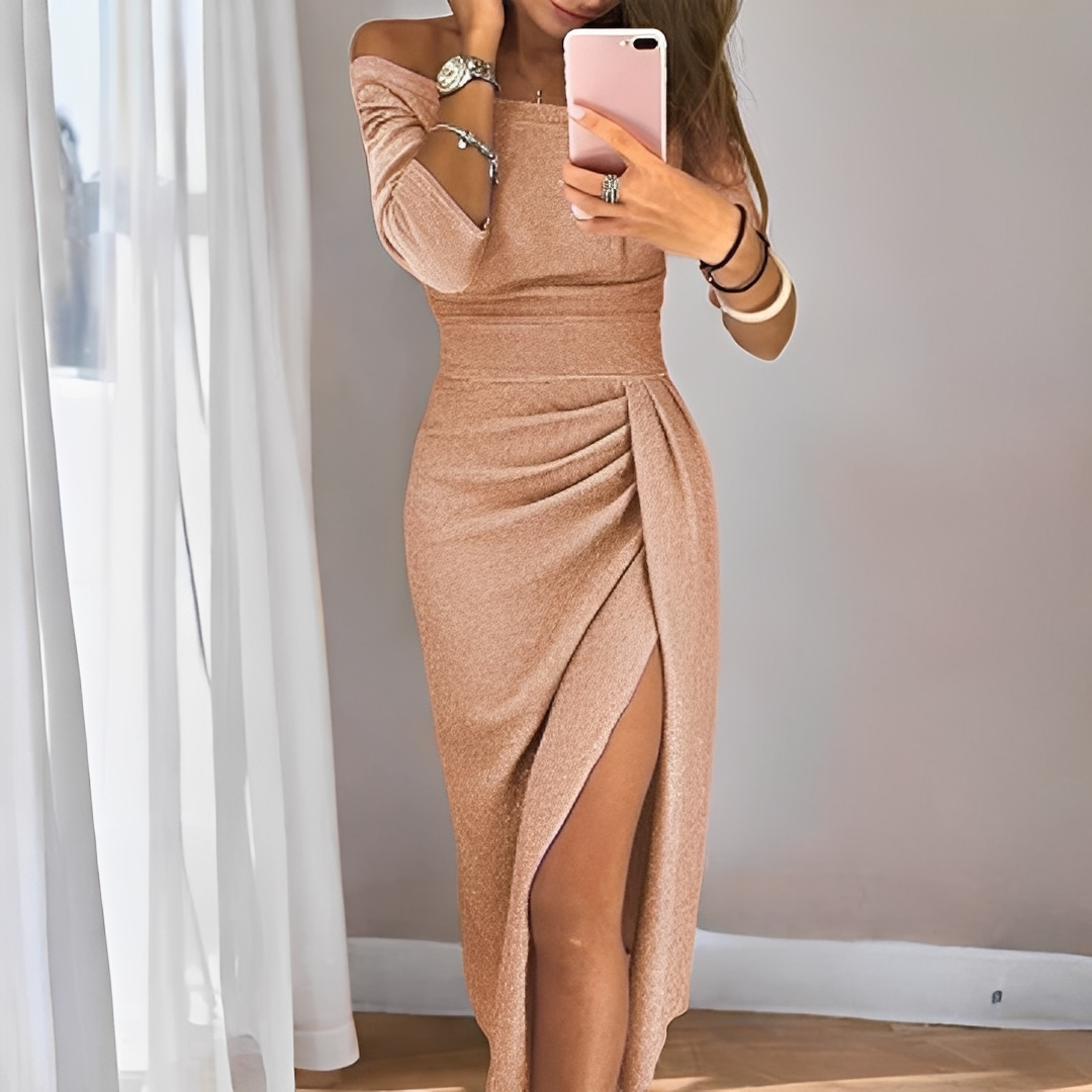 Babette - Kleid mit Schlitz, schick und elegant für Frauen