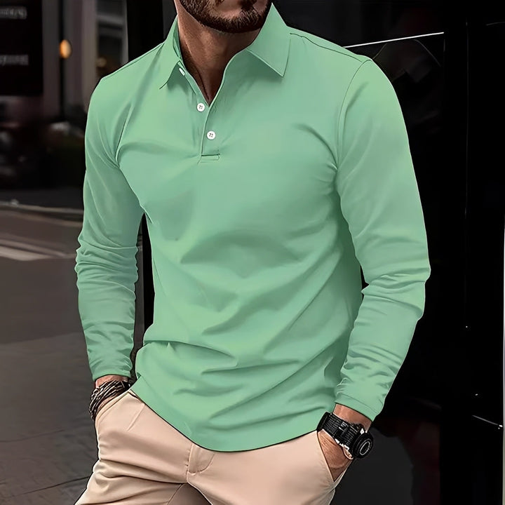 Conner – Langärmliges Herren-Poloshirt – Lässig & komfortabel