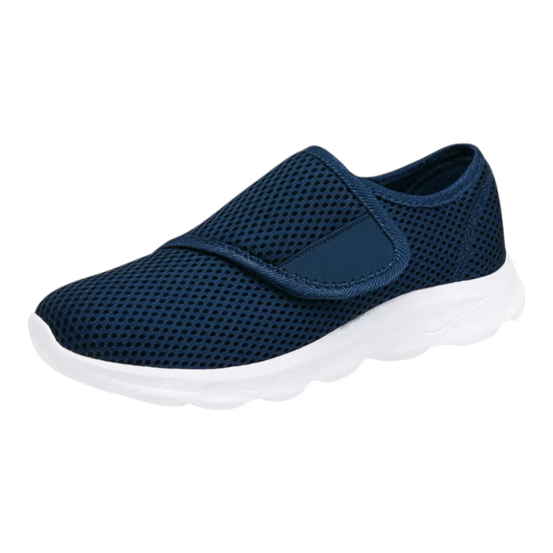 Damenschuhe für Diabetiker, breite Passform, Klettverschluss