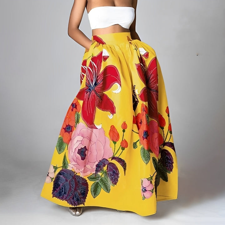 Jessica - Moderner Boho-Rock mit hoher Taille für Frauen