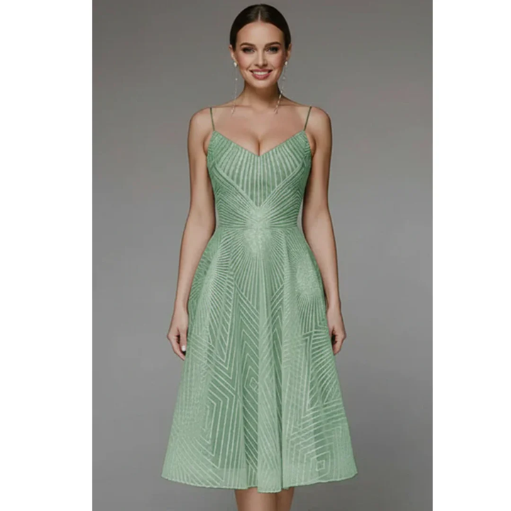 Anouk | Damen Midikleid Mit Spaghettiträgern Für Sommer