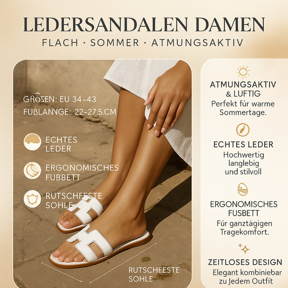 Orthopädische Sandalen Damen flach Sommer atmungsaktiv