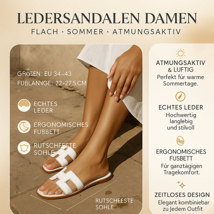 Orthopädische Sandalen Damen flach Sommer atmungsaktiv
