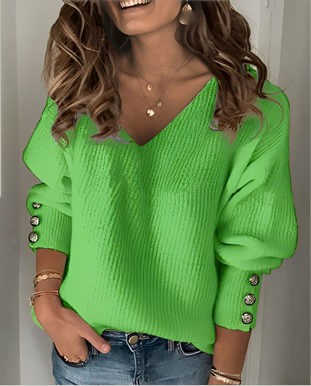 Beck – V-Ausschnitt Pullover