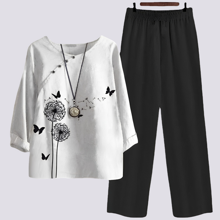 Jodie - Stilvolles, bequemes Set mit Print für Damen