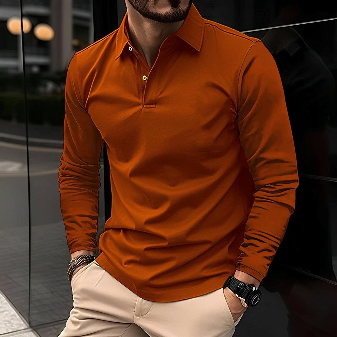 Conner – Langärmliges Herren-Poloshirt – Lässig & komfortabel
