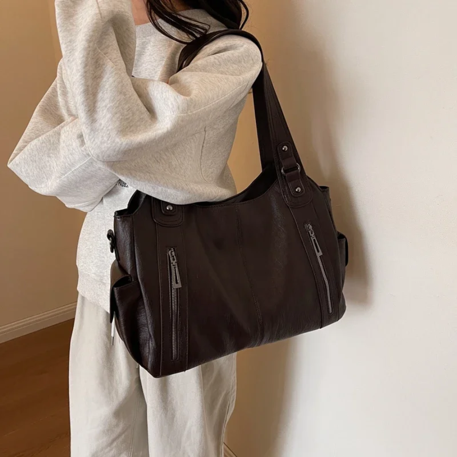 Umhängetasche Damen Vegan Leder Crossbody