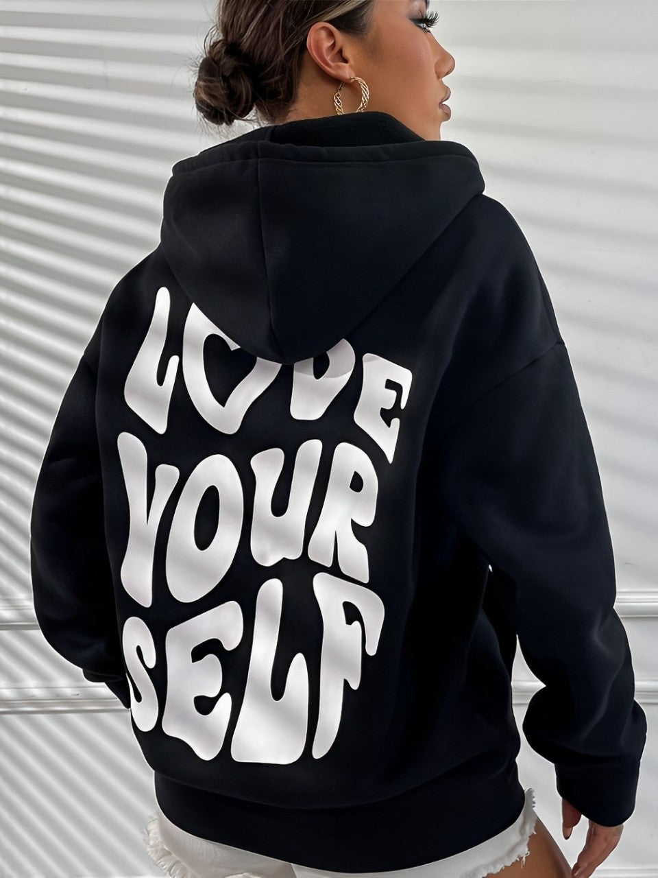 Daria – Gemusterter Hoodie mit hohem Tragekomfort