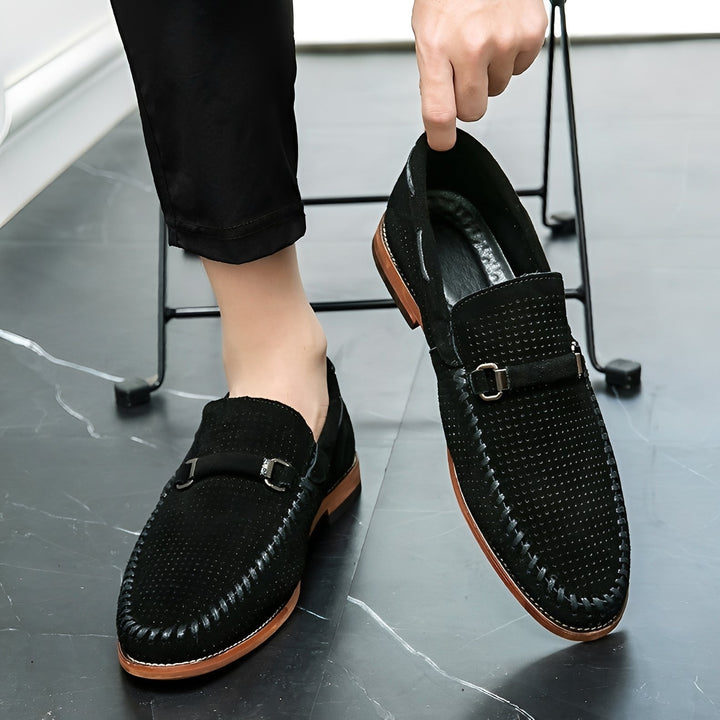 Tristan - Lässige, elegante Wildleder-Slipper für Herren