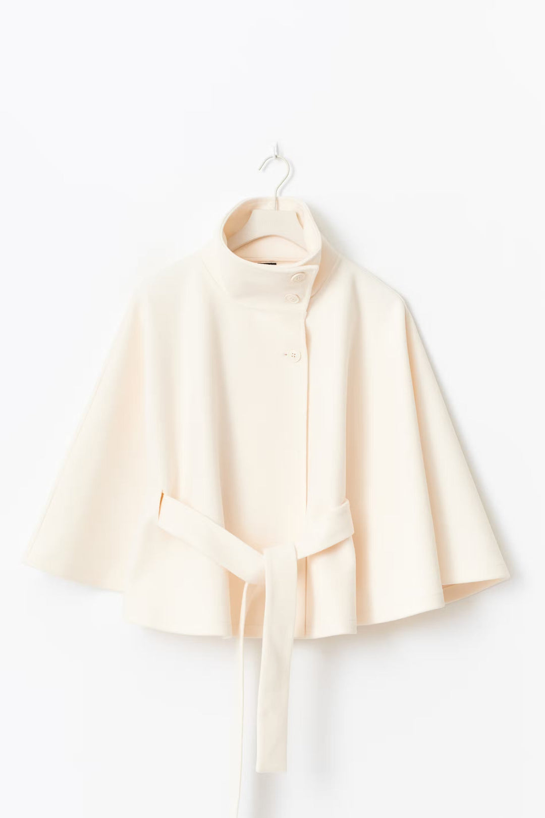 Elfriede | Damen Winter Mantel Mit Hohem Kragen Und Gürtel