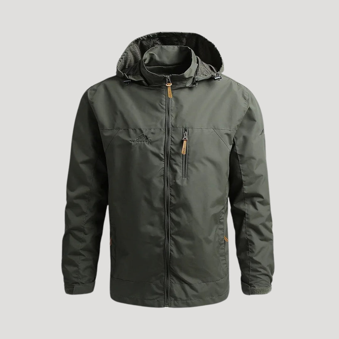 Wilfried | Herren Frühlings Outdoor-Kapuzenjacke mit Reißverschluss