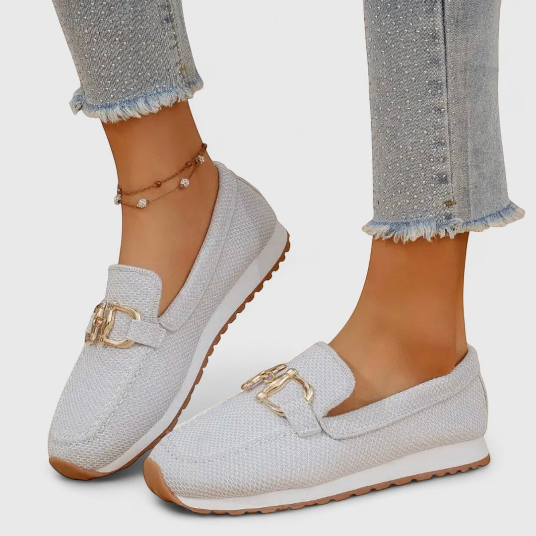 Loafers Damen aus Mesh mit Trense