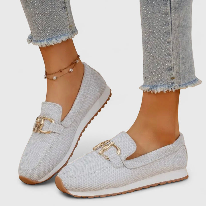 Loafers Damen aus Mesh mit Trense