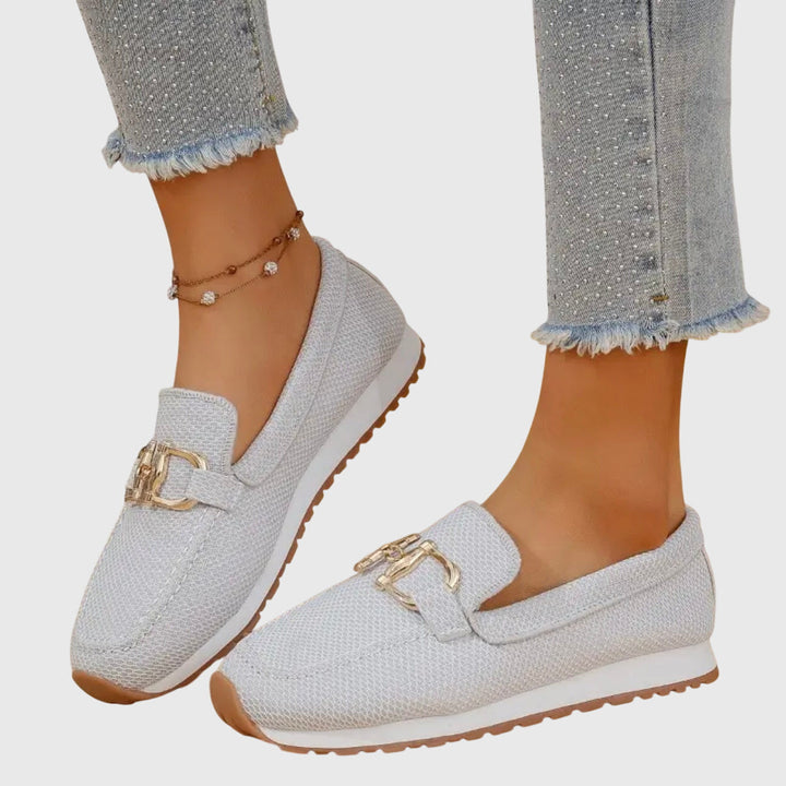Orthopädische Damen-Loafer mit Fußbett