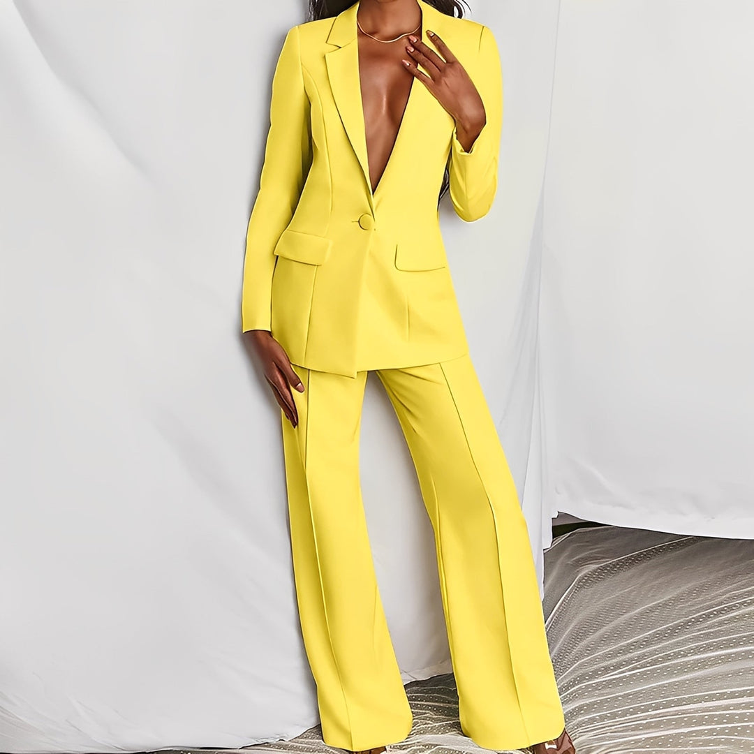 Lara - Elegantes Damen-Set mit Blazer und anpassbarer Hose