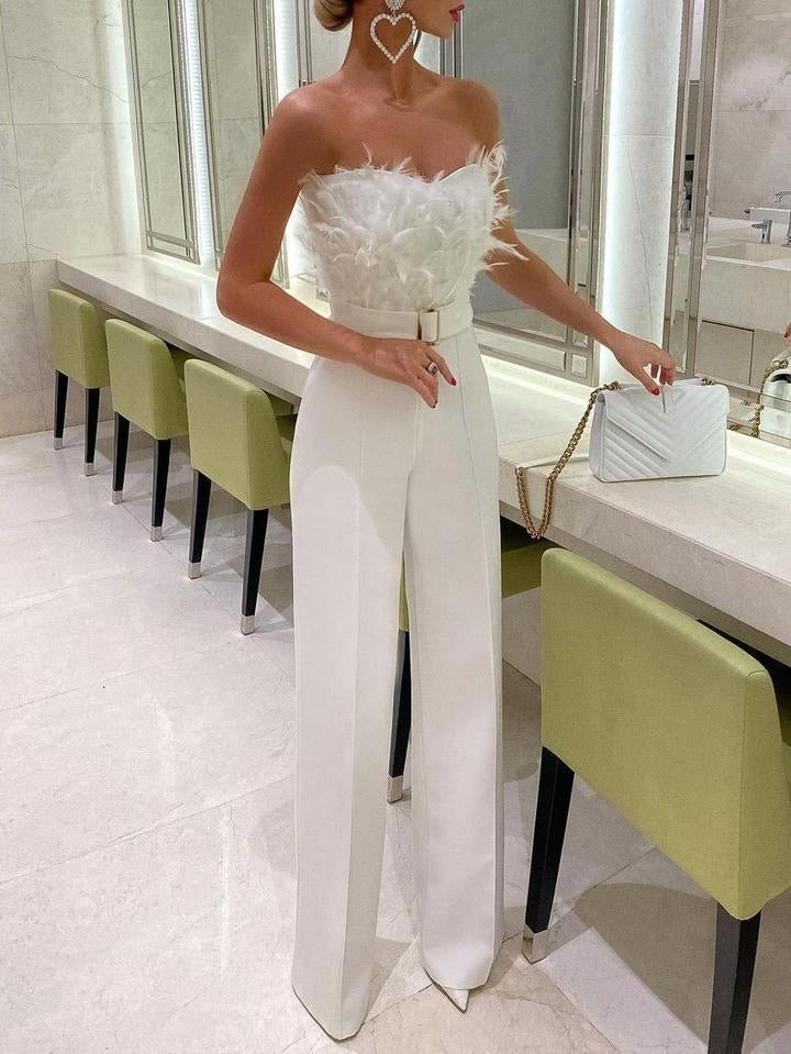 Frola - Eleganter Overall mit Bandeau-Top
