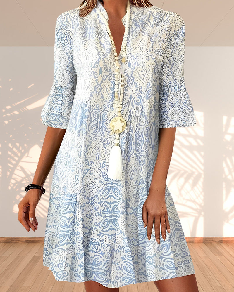 Mara – Gemustertes Sommerkleid