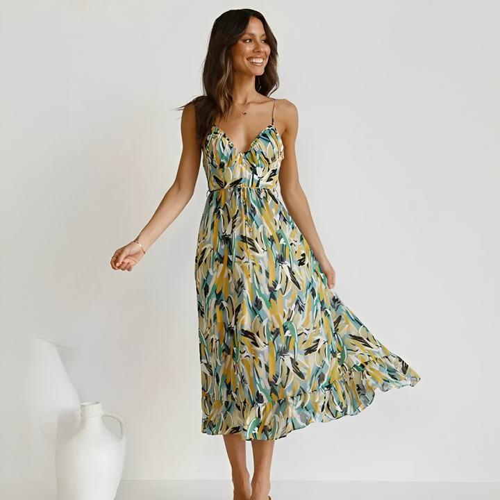 Fatima - Elegantes Sommerkleid für Frauen