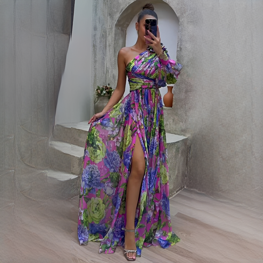 Lisley - Modisches Damenblumenkleid