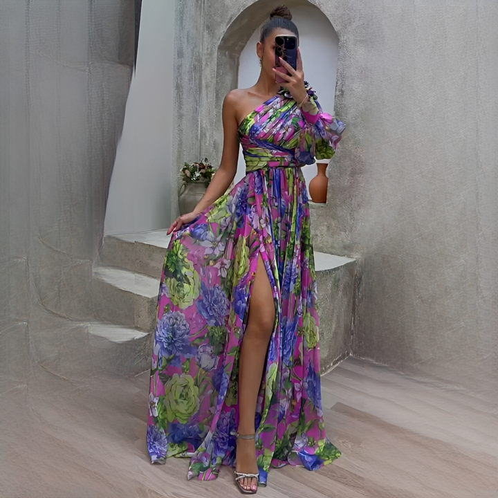 Lisley - Modisches Damenblumenkleid