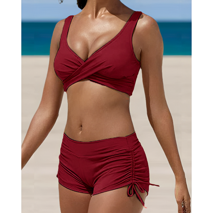 Reina – Trendiger hochgeschnittener Bikini