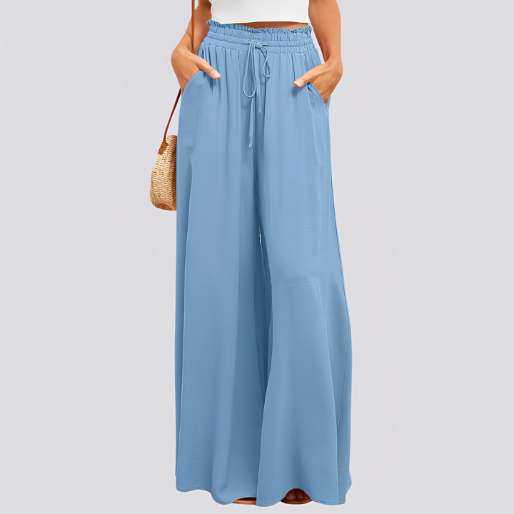 Veronica - Lässige, locker sitzende Hose mit weitem Bein für Damen