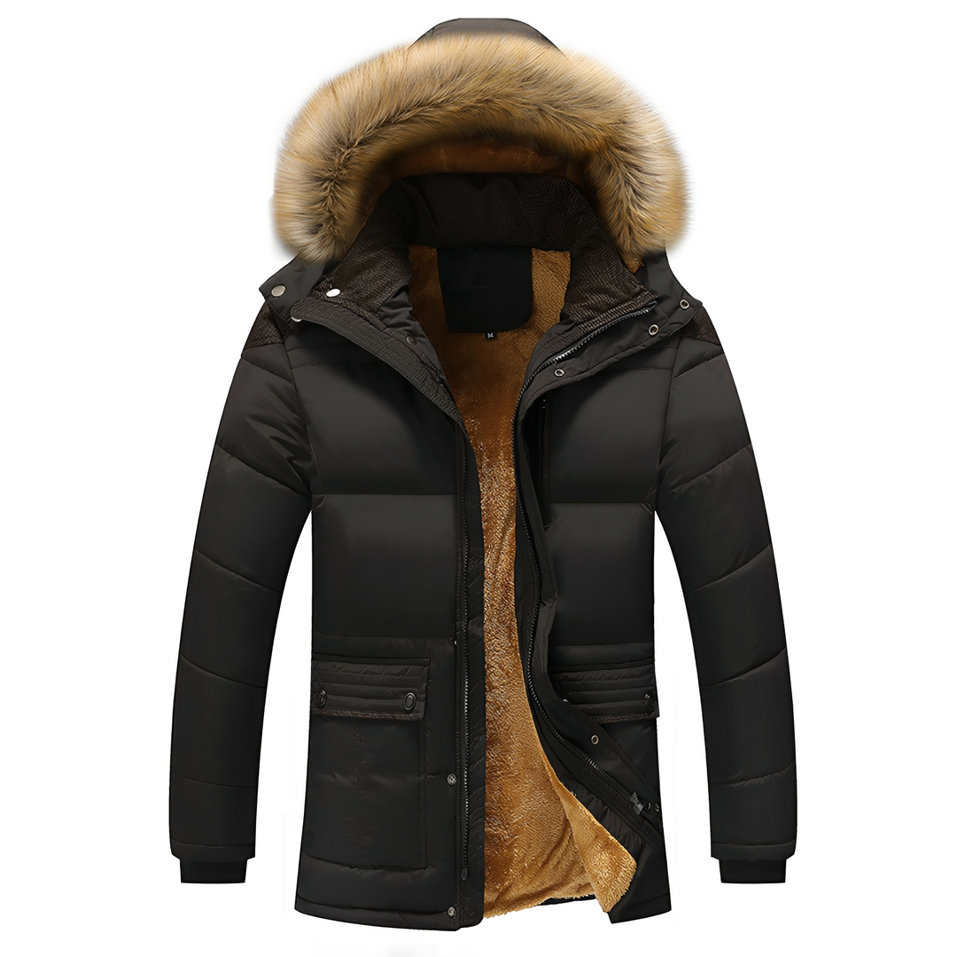 Shawn - Zeitgemäße Herrenjacke mit abnehmbarer Kapuze