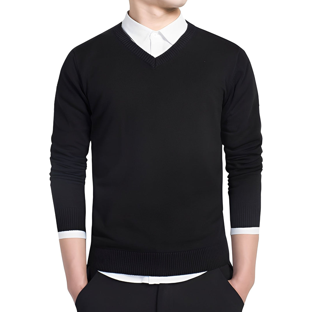 Tom - V-Ausschnitt-Pullover für Herren