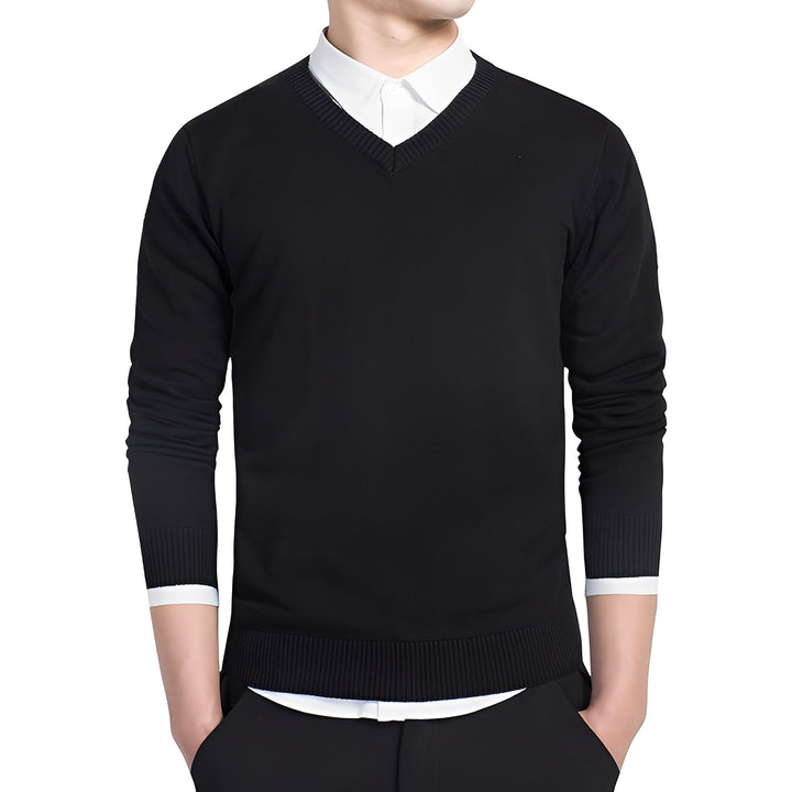 Tom - V-Ausschnitt-Pullover für Herren
