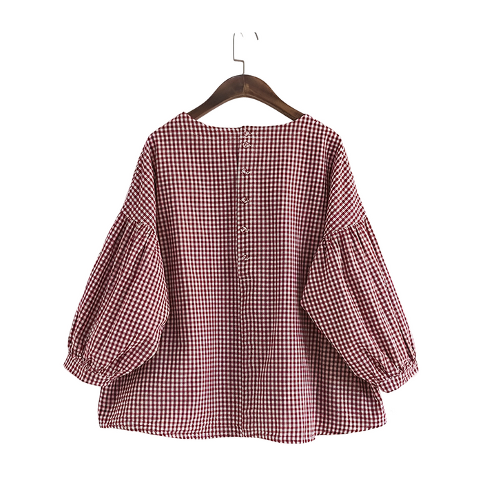 Louisa - Stilvolle asymmetrische Damenbluse