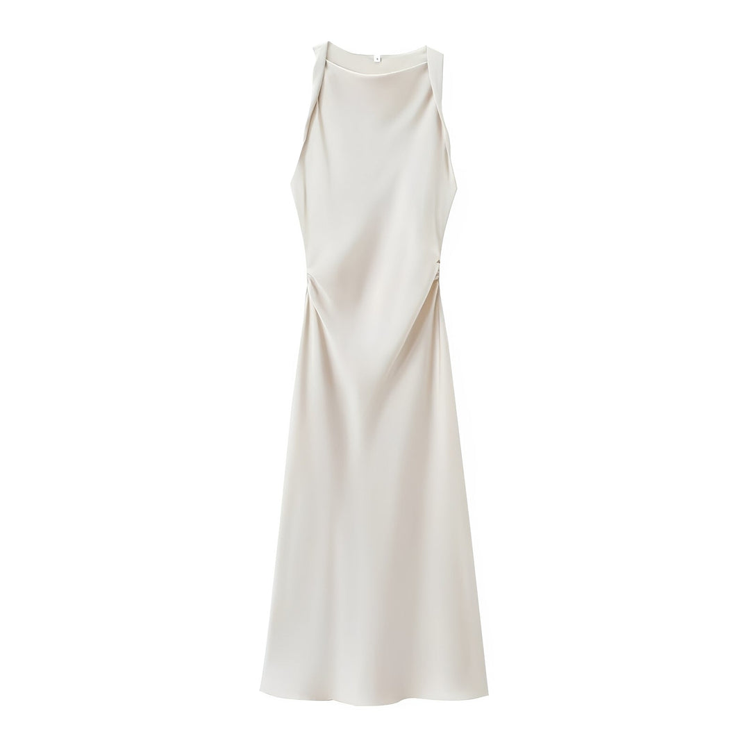 Veronica - Elegantes Neckholder-Midikleid für Damen