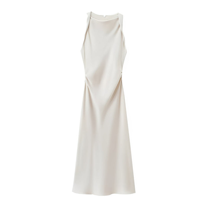 Veronica - Elegantes Neckholder-Midikleid für Damen