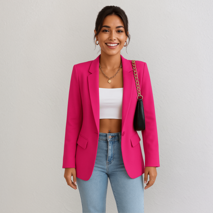 Damen Blazer tailliert mit Revers