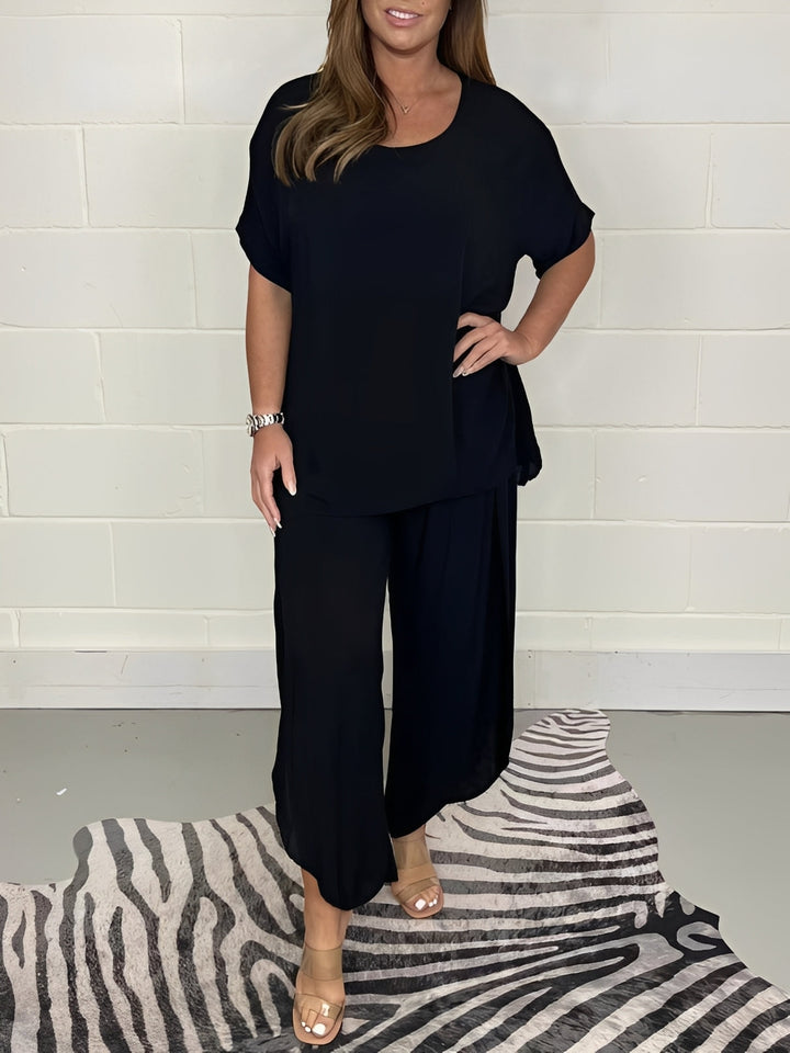 Mollie - Lässiges, locker sitzendes zweiteiliges Set für Damen