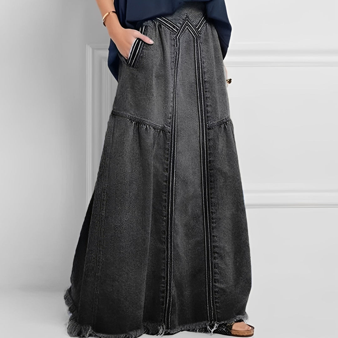 Nella - Modischer Jeansrock mit Tasche für Damen