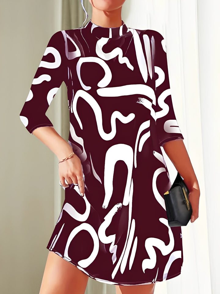 Kathryn - Stilvolles bedrucktes Kleid für Damen