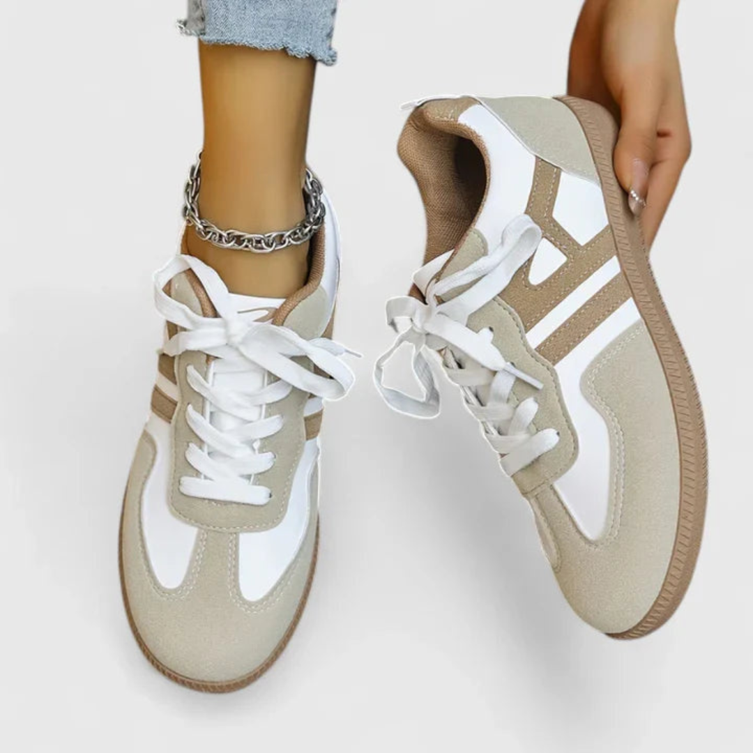 Anja | Damen Retro Schnür Sneakers