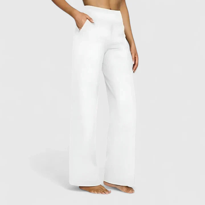 Damen Hose Weit mit Stretchbund