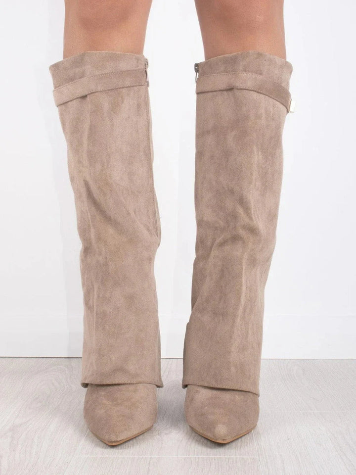 Damen Stiefel mit hohem Schaft