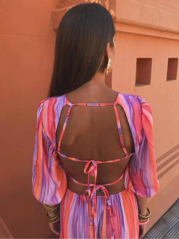 Helga – Summer dress with backless design - Image 2