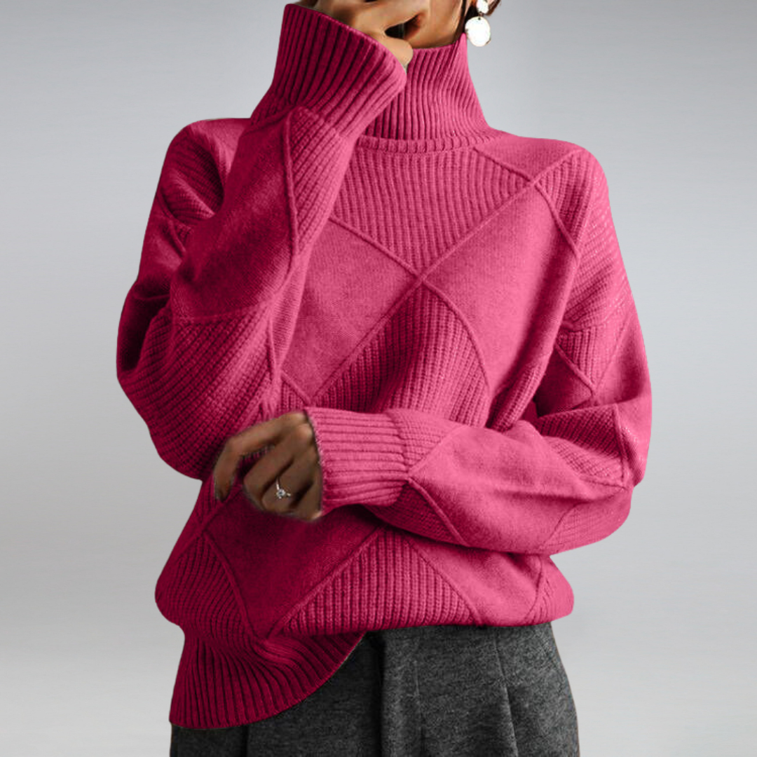 Maria | Damen Winter Rollkragenpullover