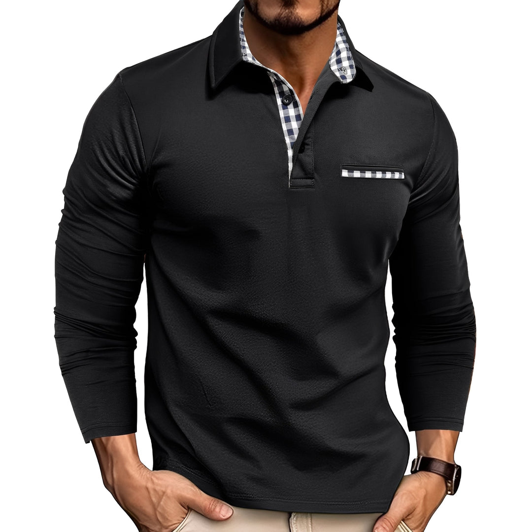 Rupert - Lässiges Langarm-Poloshirt für Herren