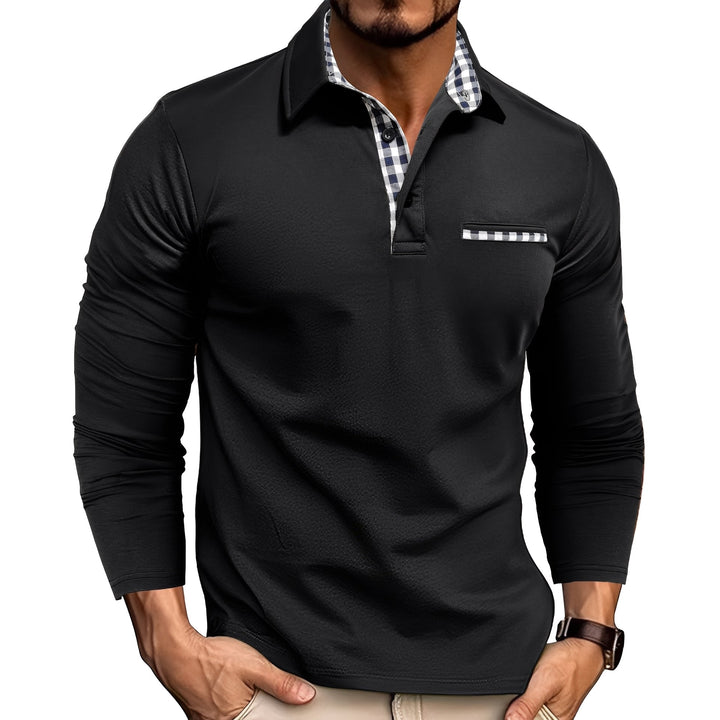 Rupert - Lässiges Langarm-Poloshirt für Herren