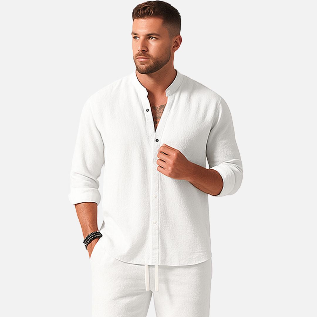 Ethan – Men's Linen Outfit Set - Image 2