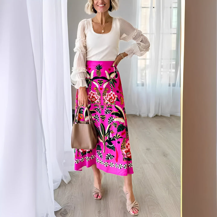 Chanie - Stilvolles Damen-Blumenkleid