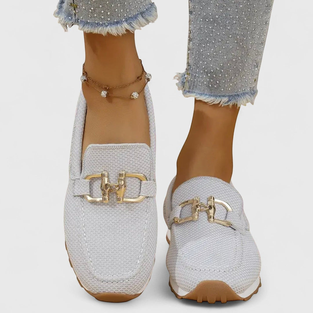 Loafers Damen aus Mesh mit Trense