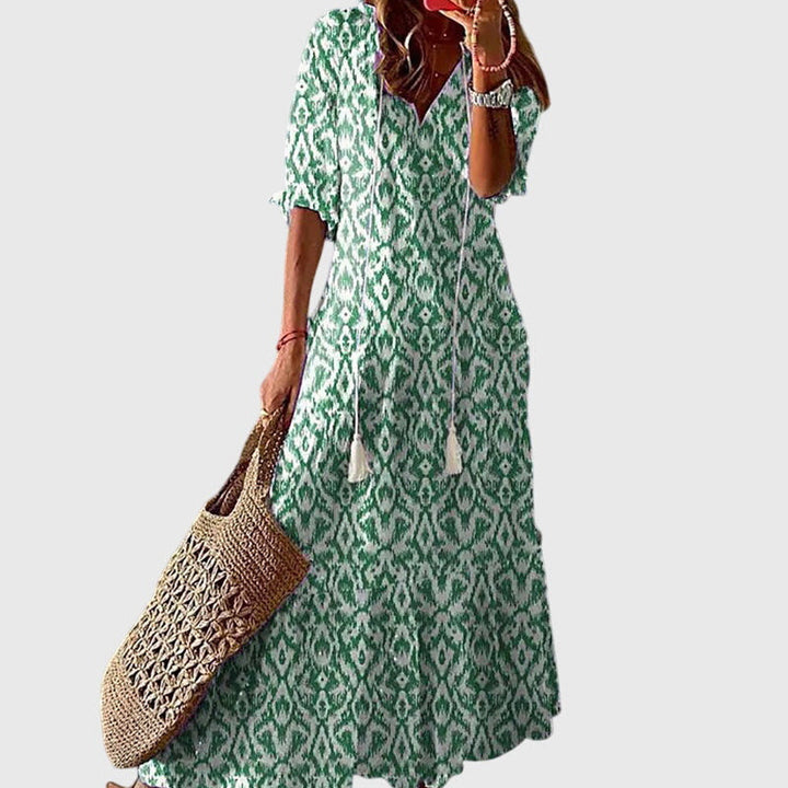 Boho-Vintage-Sommerkleid für Damen