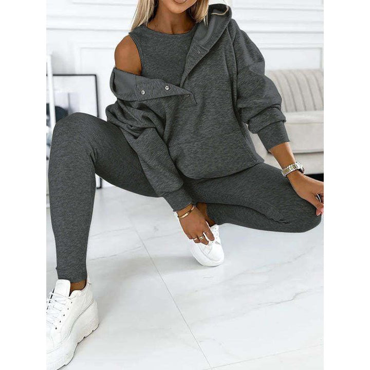 3 teilige Cozy Hoodie Set