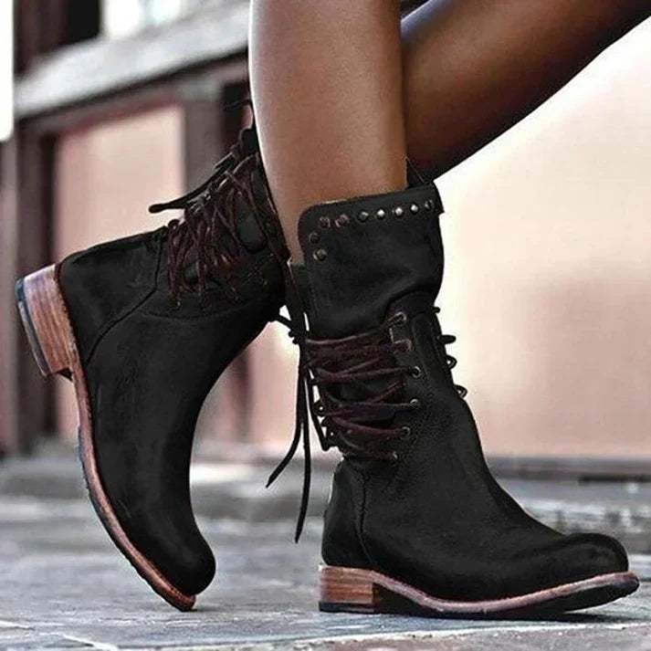 Winterstiefel Damen Mit Reißverschluss | Klassische Boots Stiefeletten