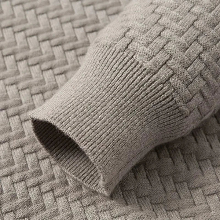 Pullover | Rundhals mit Strukturmuster